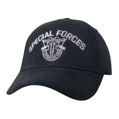 Czapka SPECIAL FORCES baseball CZARNA