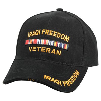 Czapka DELUXE IRAQI FREEDOM baseball CZARNA