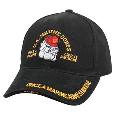Czapka DELUXE MARINE BULLDOG baseball CZARNA