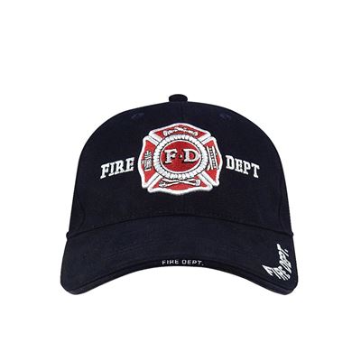Czapka DELUXE FIRE DEPARTMENT baseball NIEBIESKA