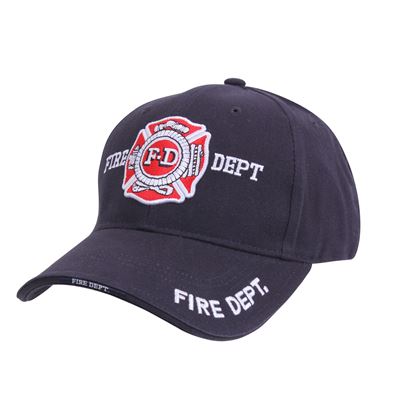 Czapka DELUXE FIRE DEPARTMENT baseball NIEBIESKA