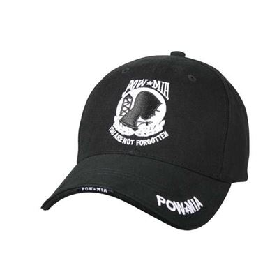 Czapka DELUXE POW/MIA baseball CZARNA