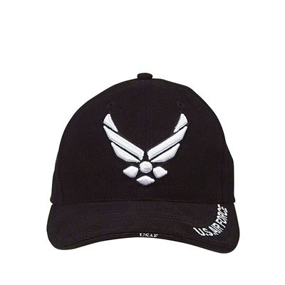 Czapka DELUXE NEW WING AIR FORCE baseball CZARNA