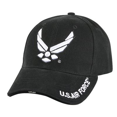 Czapka DELUXE NEW WING AIR FORCE baseball CZARNA