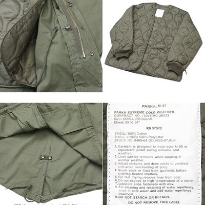 Kurtka M-51 FISHTAIL ZIELONA