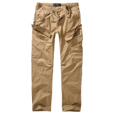 Spodnie ADVEN SLIM FIT CAMEL