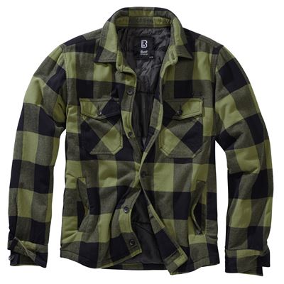 Koszula LUMBERJACKET flanela z długim rękawem BLACK/GREEN