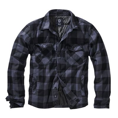 LUMBERJACKET koszula flanelowa z długim rękawem BLACK/GRAY