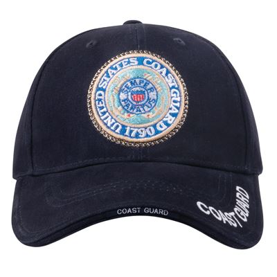 Czapka DELUXE U.S. COAST GUARD baseball NIEBIESKA