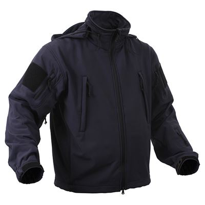 Kurtka softshell z kapturem TACTICAL DARK BLUE
