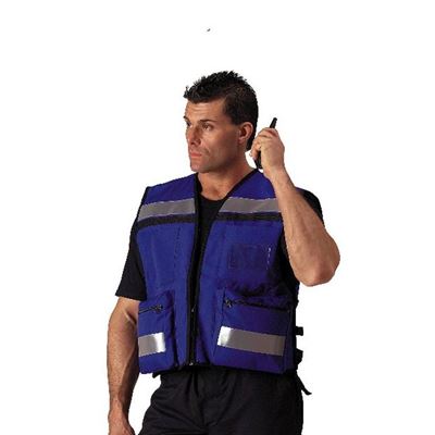 Kamizelka odblaskowa EMS NIEBIESKA