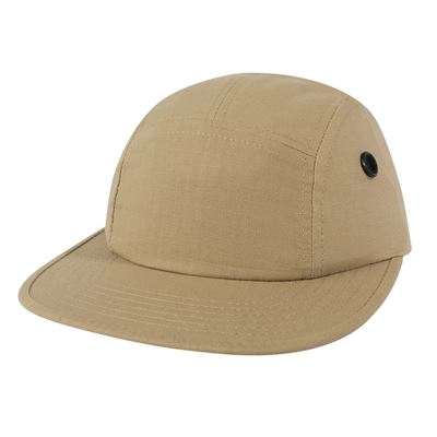 Czapka z bocznymi otworami wentylacyjnymi rip-stop KHAKI