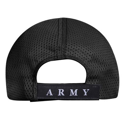 Czapka ARMY z siateczką CZARNA