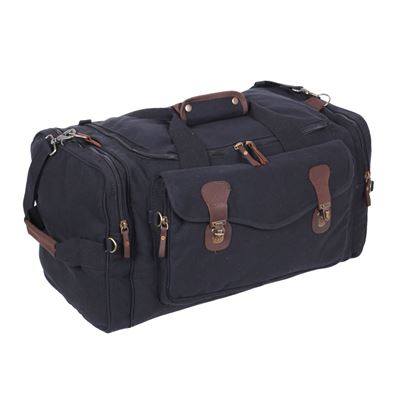Torba na ramię WEEKEND z kieszeniami BLACK