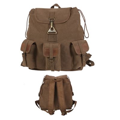 Plecak VINTAGE WAYFARER BRĄZOWY