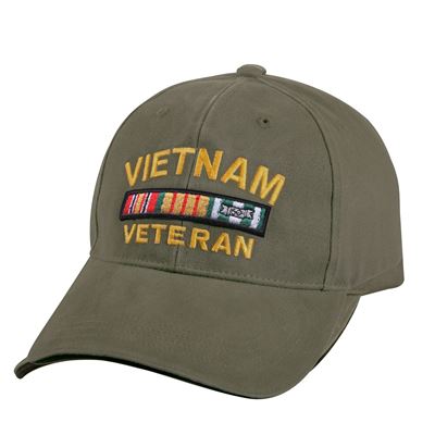 Czapka baseballowa VINTAGE DELUXE VIETNAM VETERAN ZIELONA