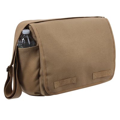 Torba VINTAGE na ramię 38 x 28 x 15 cm COYOTE