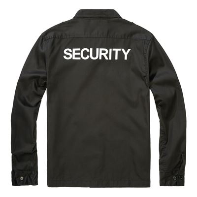 Koszula US SECURITY z długim rękawem CZARNA