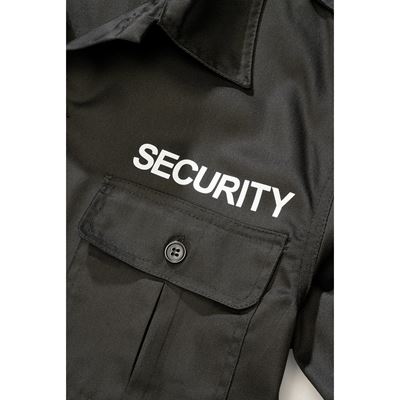 Koszula US SECURITY z długim rękawem CZARNA