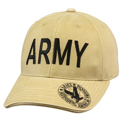 Czapka baseballowa VINTAGE DELUXE ARMY KHAKI