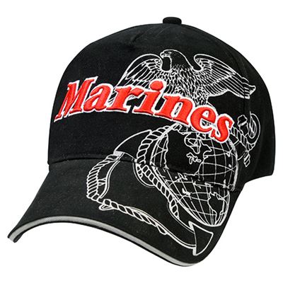 Czapka DELUXE US.MARINES baseball CZARNA