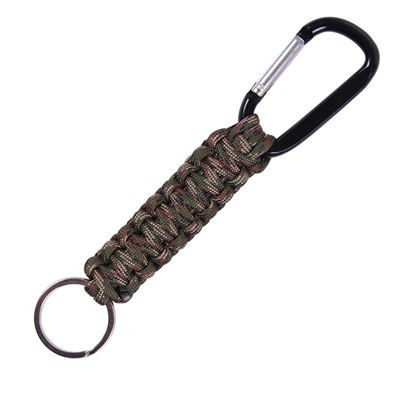 Brelok PARACORD z karabińczykiem WOODLAND