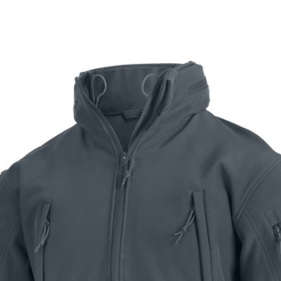 Kurtka softshellowa z kapturem TACTICAL GREY