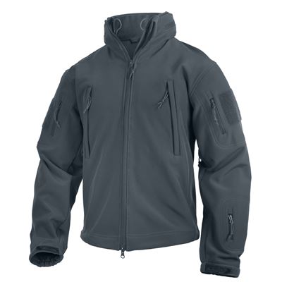 Kurtka softshellowa z kapturem TACTICAL GREY