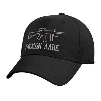 Czapka z daszkiem DELUXE MOLON LABE BLACK