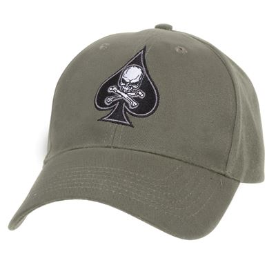 Czapka baseballowa DEATH SPADE ZIELONA