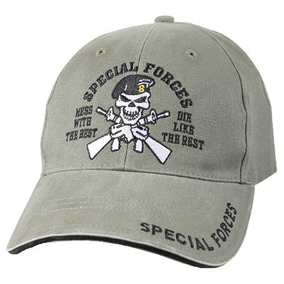 Czapka SPECIAL FORCES vintage GREEN