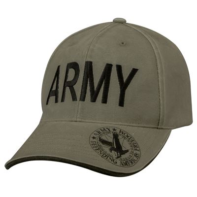 Czapka baseballowa VINTAGE DELUXE ARMY ZIELONA