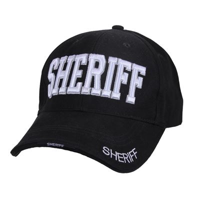 Czapka DELUXE SHERIFF baseball CZARNA