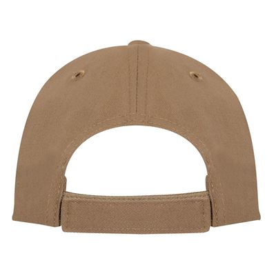 Czapka baseballowa z flagą USA COYOTE BROWN