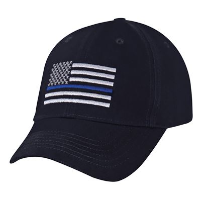 Czapka z daszkiem flaga USA z niebieską linią DARK BLUE
