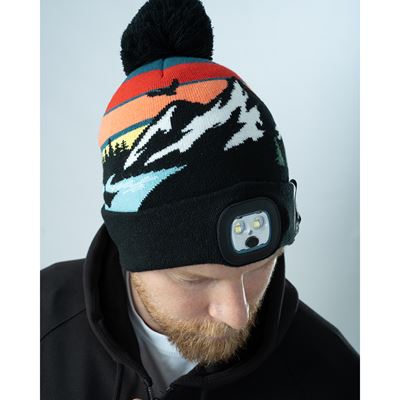 Czapka z daszkiem, dziana, z latarką ADVENTURER PENTAGON K13060-ADV-FLS 3