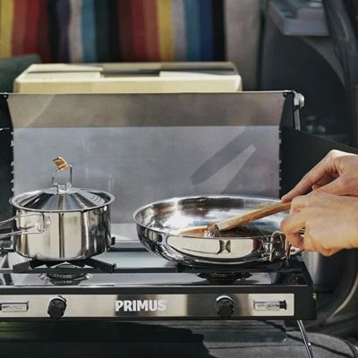 Zestaw naczyń outdoorowych ze stali nierdzewnej na kemping CAMPFIRE SMALL PRIMUS® P738002 4
