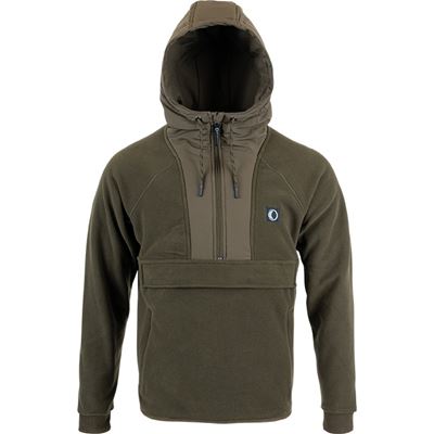 Bluza z kapturem z polaru Hybrid Hoodie ZIELONA SPEERO SPHOODHYB 2