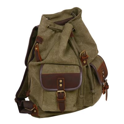 Plecak AIHKI 20 l z skórzanymi dodatkami, 2 przednie kieszenie M-Tramp TAS02101 2