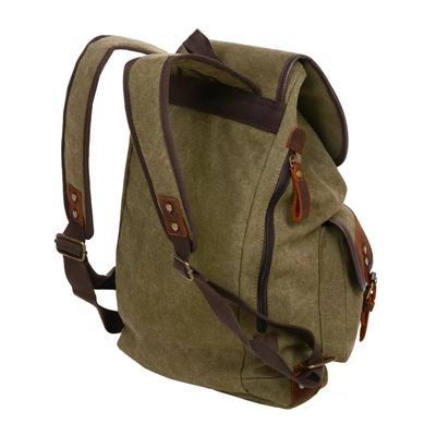 Plecak AIHKI 20 l z skórzanymi dodatkami, 2 przednie kieszenie M-Tramp TAS02101 3