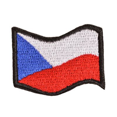 Naszywka z czeską flagą KOLOR