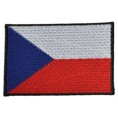 Naszywka flagi czeskiej KOLOR (80 mm)
