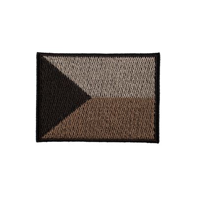 Naszywka z flagą Republiki Czeskiej DESERT (7,5x5,5cm)
