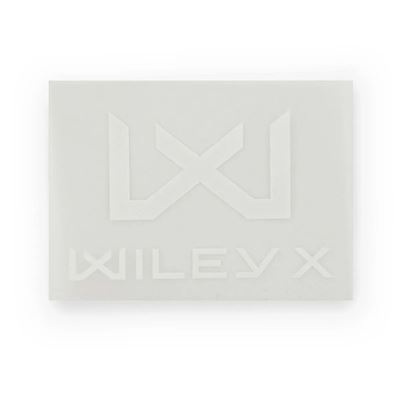 Naszywka z logo WILEY X do prasowania BIAŁA