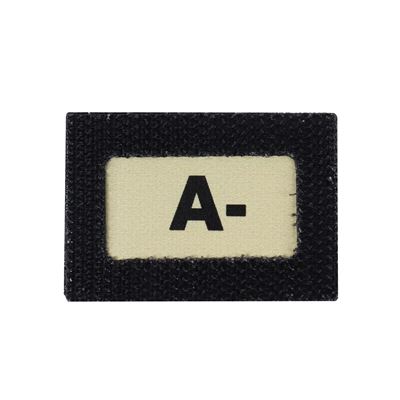 Patch GLIND TAPE grupa krwi A-