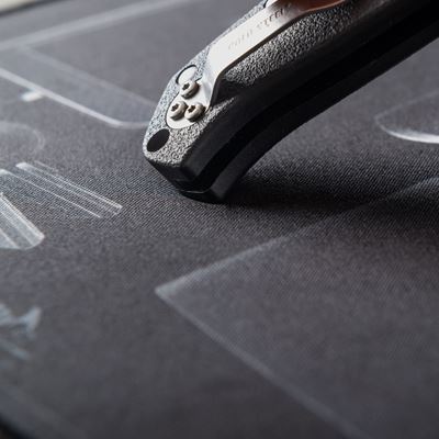 Podkładka robocza EDC UTILITY gumowa CZARNA
