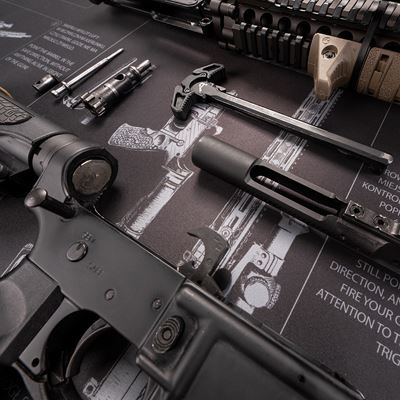 Podkładka robocza RIFLE gumowa CZARNA