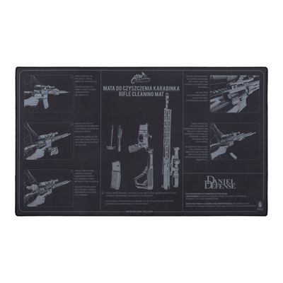 Mata robocza RIFLE gumowa BLACK