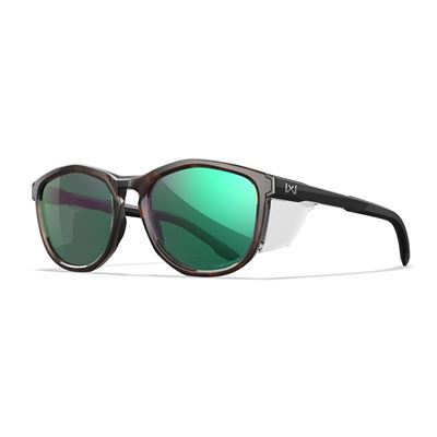 Okulary strzeleckie WX BRAVO CAPTIVATE™ CZARNO/BRĄZOWY oprawka GREEN MIRROR szkła WILEY X AC4BRV07-W 2