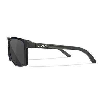 Okulary strzeleckie WX ALFA BLACK ramka SMOKED szkło